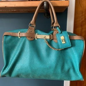 Steve Madden Leather Duffle Bag